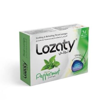 LozatyىThroat Lozenges Mint 24 Lozenges