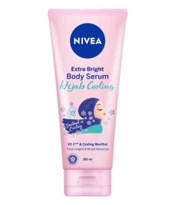 NIVEA Extra Bright Body Serum Hijab Cooling 180ml