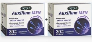 Offer Auxilium Men 30 Sticks 2 Pcs Special price