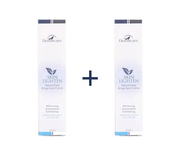 Offer Derma Secrets Skin Lighten Natural Fade & Age Spot Crème 50ML 2pcs special price Offer Derma Secrets Skin Lighten Natural Fade & Age Spot Crème 50ML / 2pcs special price