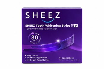 SHEEZ Teeth Whitening Purple Strips V34 – 14 Applications