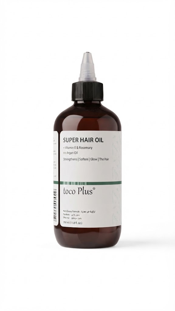SUPER HAIR OIL toco Plus - Vitamin E & Rosemary ++ Argan Oil SUPER HAIR OIL toco Plus - Vitamin E & Rosemary ++ Argan Oil