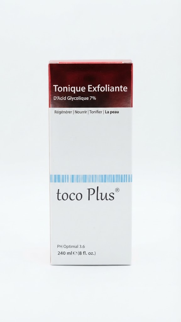Toco Plus Exfoliating Toner with Glycolic Acid 7% , 240 ml Toco Plus Exfoliating Toner with Glycolic Acid 7% , 240 ml