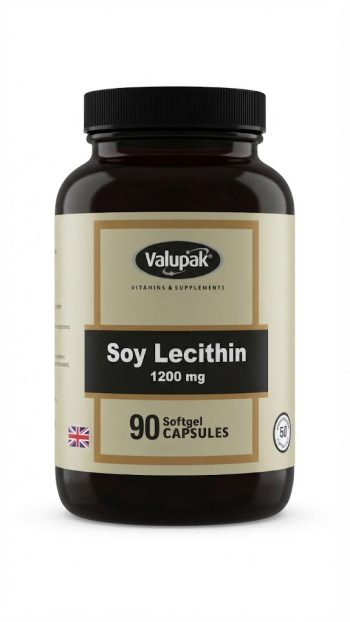 Valupak Soy Lecithin 1200 mg 90 softgel capsules