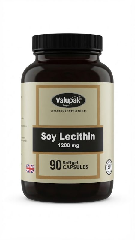 Valupak Soy Lecithin 1200 mg 90 softgel capsules