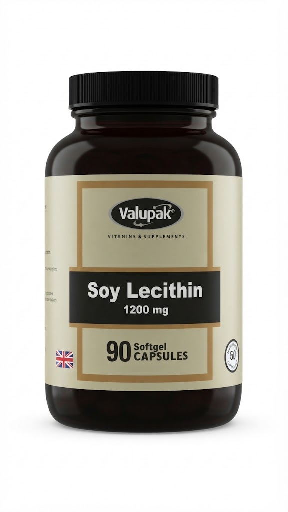 Valupak Soy Lecithin 1200 mg 90 softgel capsules Valupak Soy Lecithin 1200 mg 90 softgel capsules