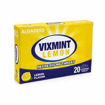 Vixmint Lemon Refreshing Throat Lozenges (20 Lozenges)