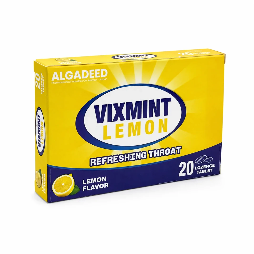 Vixmint Lemon Refreshing Throat Lozenges (20 Lozenges) Vixmint Lemon Refreshing Throat Lozenges (20 Lozenges)