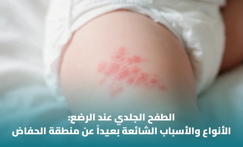 الطفح الجلدي عند الرضع بخلاف طفح الحفاض